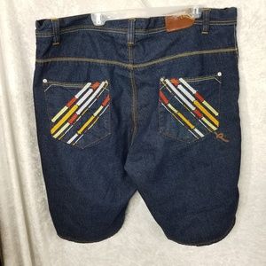 rocawear mens jean shorts